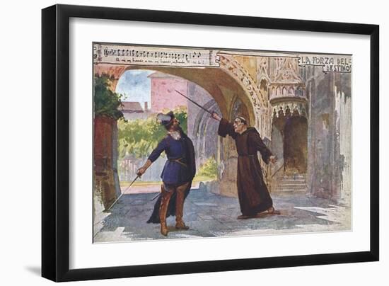 La Forza Del Destino Opera by Verdi-null-Framed Art Print