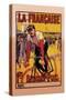 La Francaise: Bordeaux-Paris Bicycle Race-Marodon-Stretched Canvas