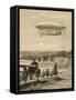 La France Airship-null-Framed Stretched Canvas