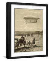 La France Airship-null-Framed Art Print