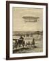 La France Airship-null-Framed Art Print