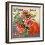 La France Brand - Covina, California - Citrus Crate Label-Lantern Press-Framed Art Print