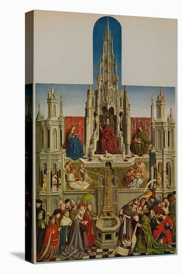 'La Fuente De La Vida', (The Fountain of Grace), 1430-1455, (c1934)-Jan Van Eyck-Stretched Canvas