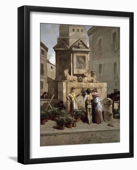 La Fuentecilla, 1895-Angel Lizcano-Framed Giclee Print