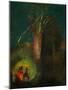 La Fuite en Egypte - the Flight to Egypt. Canvas,45 x 58 cm R.F.1984-50.-Odilon Redon-Mounted Giclee Print