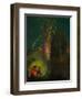 La Fuite en Egypte - the Flight to Egypt. Canvas,45 x 58 cm R.F.1984-50.-Odilon Redon-Framed Giclee Print