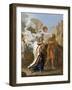 La fuite en Egypte-Nicolas Poussin-Framed Giclee Print