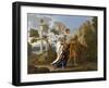 La fuite en Egypte-Nicolas Poussin-Framed Giclee Print