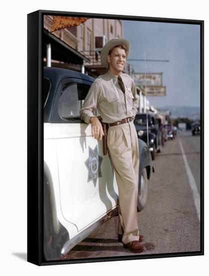 La furie du desert (Desert Fury) by Lewis Allen with Burt Lancaster, 1947 (photo)-null-Framed Stretched Canvas