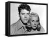 La furie du desert (Desert Fury) by Lewis Allen with Lizabeth Scott and Burt Lancaster, 1947 (b/w p-null-Framed Stretched Canvas