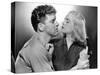 La furie du desert (Desert Fury) by Lewis Allen with Lizabeth Scott and Burt Lancaster, 1947 (b/w p-null-Stretched Canvas