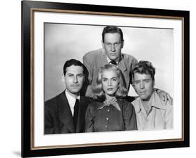 La furie du desert (Desert Fury) by Lewis Allen with Lizabeth Scott John Hodiak and Burt Lancaster,-null-Framed Photo