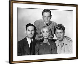 La furie du desert (Desert Fury) by Lewis Allen with Lizabeth Scott John Hodiak and Burt Lancaster,-null-Framed Photo