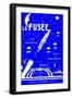 La Fusee-Gare Interplanetaire Depart-null-Framed Art Print