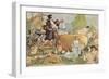 La Fut Dit a Pantagruel Qu'Il Refondoit Les Vieilles', 1902-Albert Robida-Framed Giclee Print