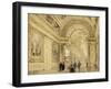 La Galerie de Diane à Fontainebleau-Thomas Allom-Framed Giclee Print