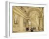 La Galerie de Diane à Fontainebleau-Thomas Allom-Framed Giclee Print