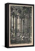 'La Galerie Notre-Dame (3rd State, 11 1/8 x 6 15/16 Inches)', 1853, (1927.)-Charles Meryon-Framed Stretched Canvas