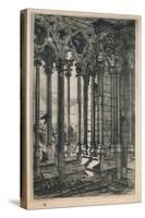 'La Galerie Notre-Dame (3rd State, 11 1/8 x 6 15/16 Inches)', 1853, (1927.)-Charles Meryon-Stretched Canvas