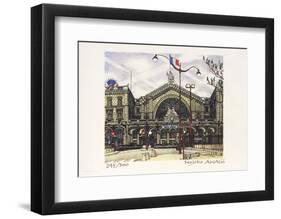 La Gare De L'Est-Kojiro Akagi-Framed Limited Edition