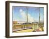 La Gare De Marchandises, C. 1880-Alfred Sisley-Framed Giclee Print