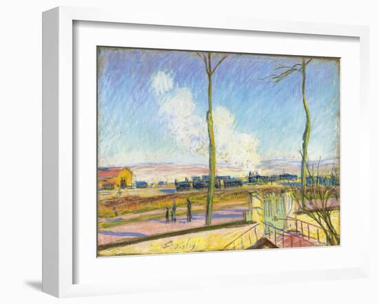 La Gare De Marchandises, C. 1880-Alfred Sisley-Framed Giclee Print