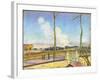 La Gare De Marchandises, C. 1880-Alfred Sisley-Framed Giclee Print
