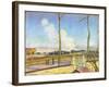 La Gare De Marchandises, C. 1880-Alfred Sisley-Framed Giclee Print