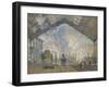 La gare Saint-Lazare-Claude Monet-Framed Giclee Print