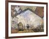 La Gare Saint-Lazare-Claude Monet-Framed Giclee Print