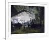 La gare St Lazare-Claude Monet-Framed Giclee Print