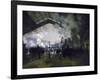 La gare St Lazare-Claude Monet-Framed Giclee Print