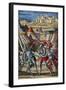 La Gerusalemme Liberata (Jerusalem Delivered), 1580 by Torquato Tasso (1544-1595). Coloured. Italy-null-Framed Giclee Print