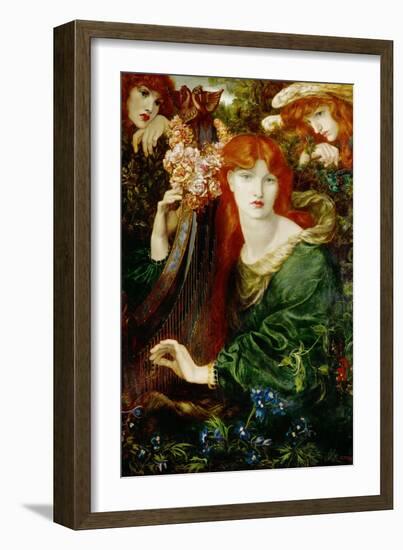 La Ghirlandata (1873).-Dante Gabriel Rossetti-Framed Giclee Print