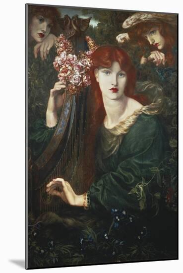 La Ghirlandata-Dante Gabriel Rossetti-Mounted Art Print