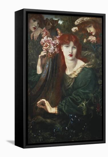 La Ghirlandata-Dante Gabriel Rossetti-Framed Stretched Canvas