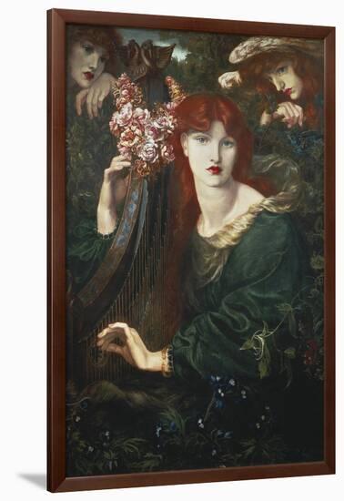 La Ghirlandata-Dante Gabriel Rossetti-Framed Art Print