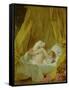 La Gimblette, Girl with a Dog, circa 1770-Jean-Honoré Fragonard-Framed Stretched Canvas