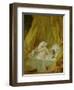 La Gimblette, Girl with a Dog, circa 1770-Jean-Honoré Fragonard-Framed Giclee Print