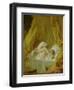 La Gimblette, Girl with a Dog, circa 1770-Jean-Honoré Fragonard-Framed Giclee Print