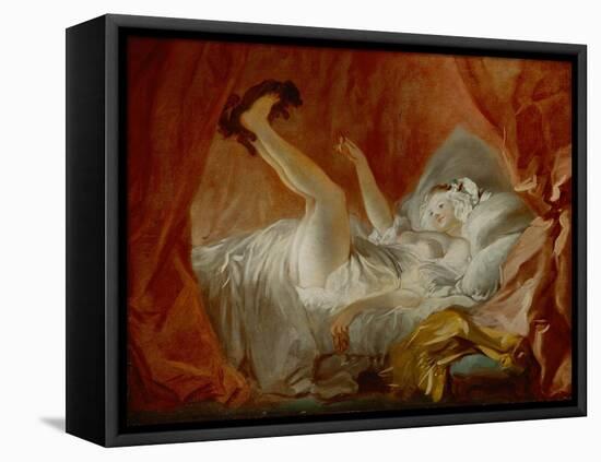 La Gimblette-Jean-Honoré Fragonard-Framed Stretched Canvas