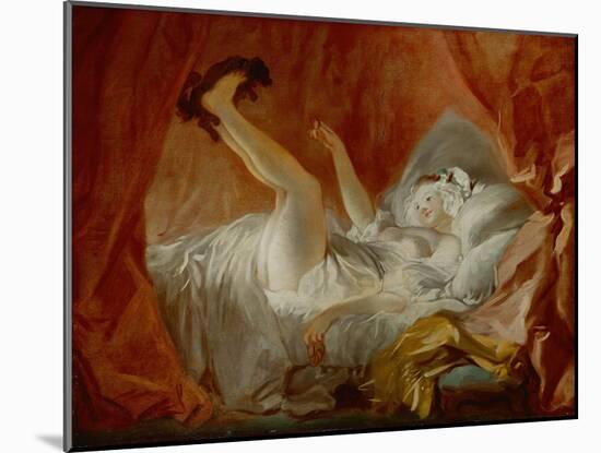 La Gimblette-Jean-Honoré Fragonard-Mounted Giclee Print