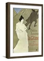 La Gitane, 1899-1900-Henri de Toulouse-Lautrec-Framed Giclee Print