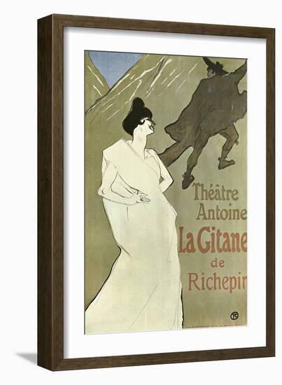 La Gitane, 1899-1900-Henri de Toulouse-Lautrec-Framed Giclee Print