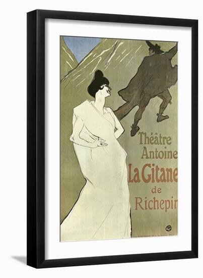 La Gitane, 1899-1900-Henri de Toulouse-Lautrec-Framed Giclee Print