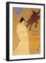 La Gitane de Richepin: Theatre Antoine-Henri de Toulouse-Lautrec-Framed Art Print