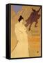 La Gitane de Richepin: Theatre Antoine-Henri de Toulouse-Lautrec-Framed Stretched Canvas