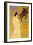 La Gitane de Richepin: Theatre Antoine-Henri de Toulouse-Lautrec-Framed Art Print