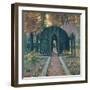 La Glorieta (Aranjuez) 1909-Santiago Rusinol i Prats-Framed Giclee Print