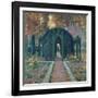 La Glorieta (Aranjuez) 1909-Santiago Rusinol i Prats-Framed Giclee Print